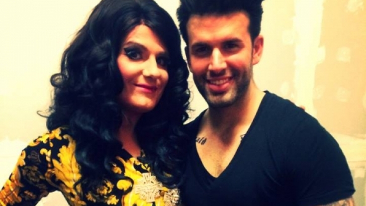 Drag-Queen Nina Queer mit Jay Khan.