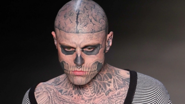 Rick Genest hat sich als Zombie Boy einen Namen gemacht.