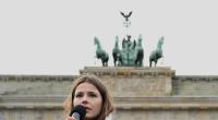 Klimaaktivistin Luisa Neubauer spricht nach den Demonstrationen gegen rechts vom 