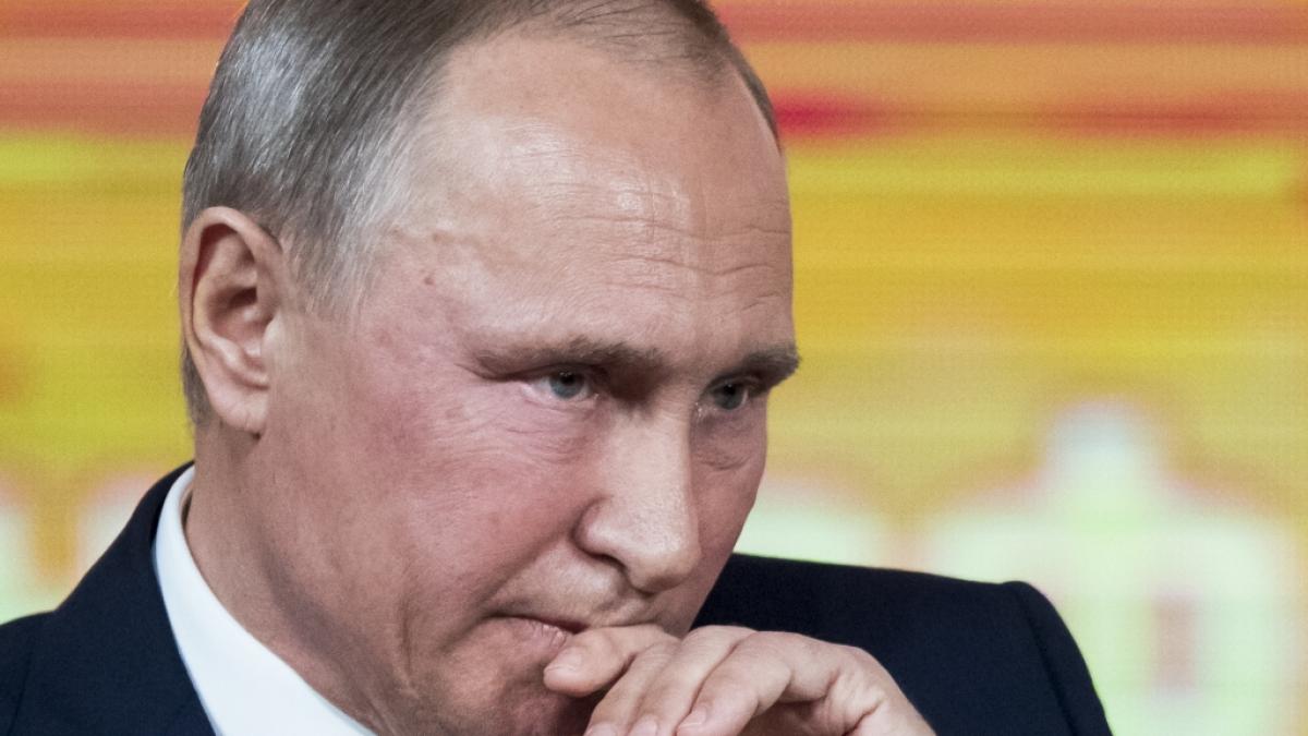 Wladimir Putin zittert vor Scharfsch&uuml;tze "Wali". (Foto)