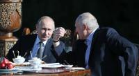 Belarus-Präsident Alexander Lukaschenko und Wladimir Putin bei einem Treffen in Minsk.