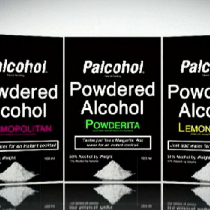 Instant-Bier, -Rum und -Wodka in Pulverform