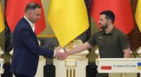 Der ukrainische Präsident Wolodymyr Selenskyj hat die guten Beziehungen zum Nachbarland Polen gelobt.