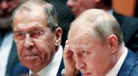 Sowohl Sergej Lawrow (li.) als auch Wladimir Putin haben Übung darin, sich in Drohgebärden in Sachen Atomschläge zu ergehen.