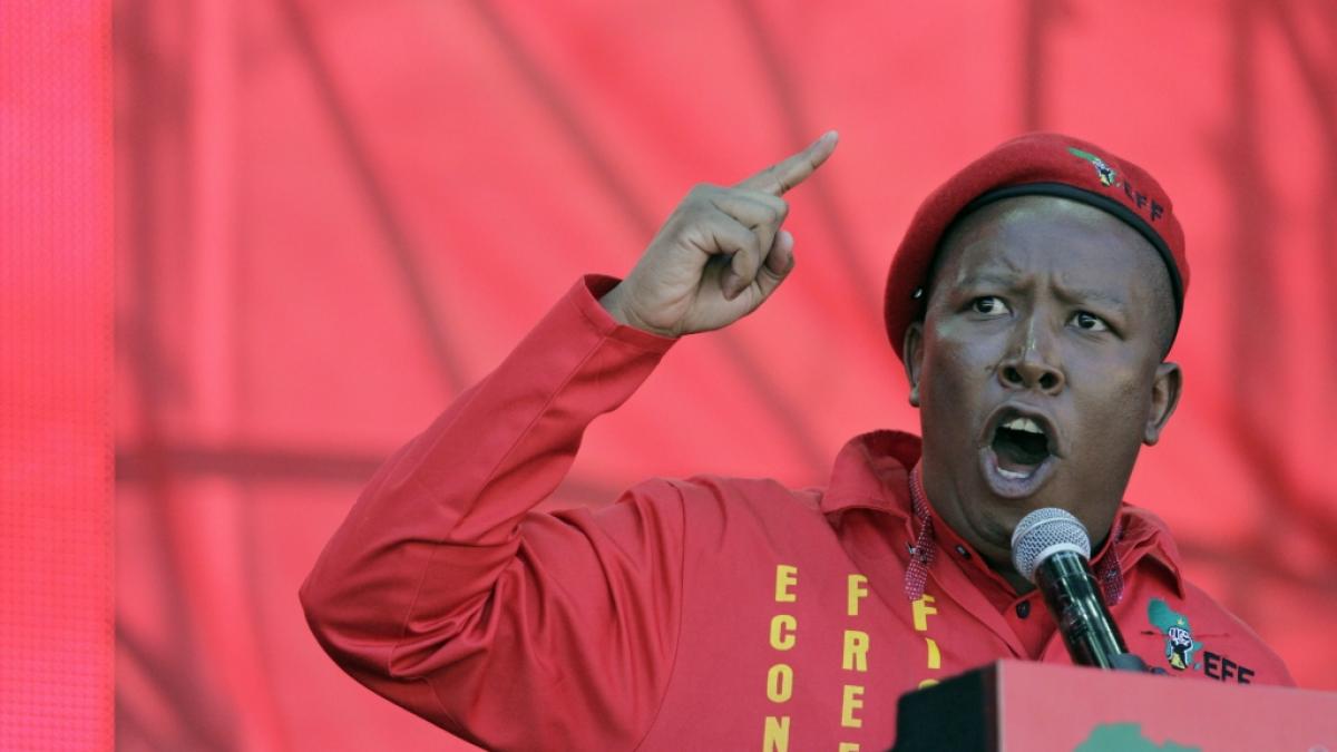 Der s&uuml;dafrikanische Politiker Julius Malema sympathisiert mit Kreml-Chef Wladimir Putin. (Foto)