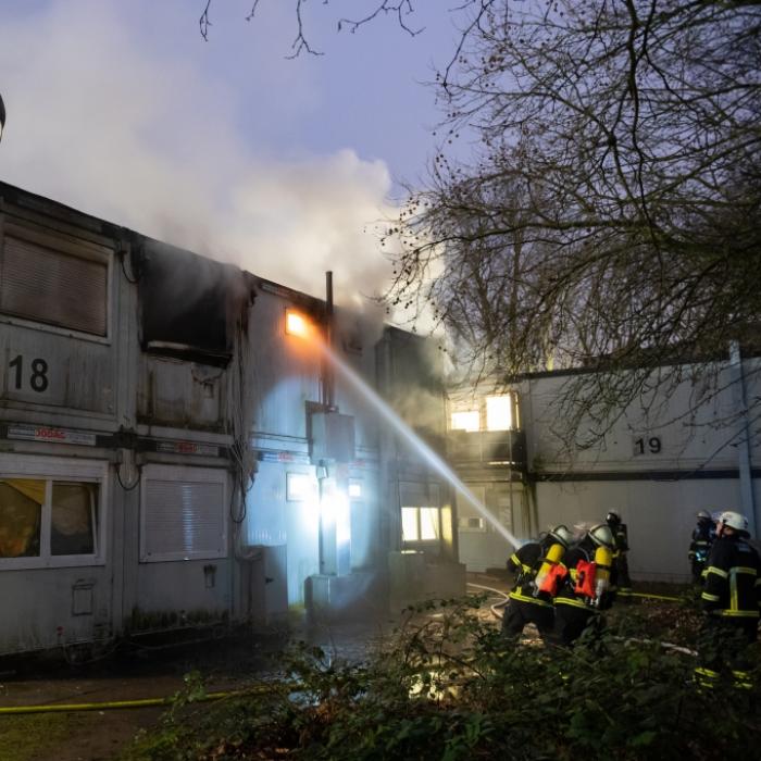 Toter nach Brand in Asylunterkunft identifiziert