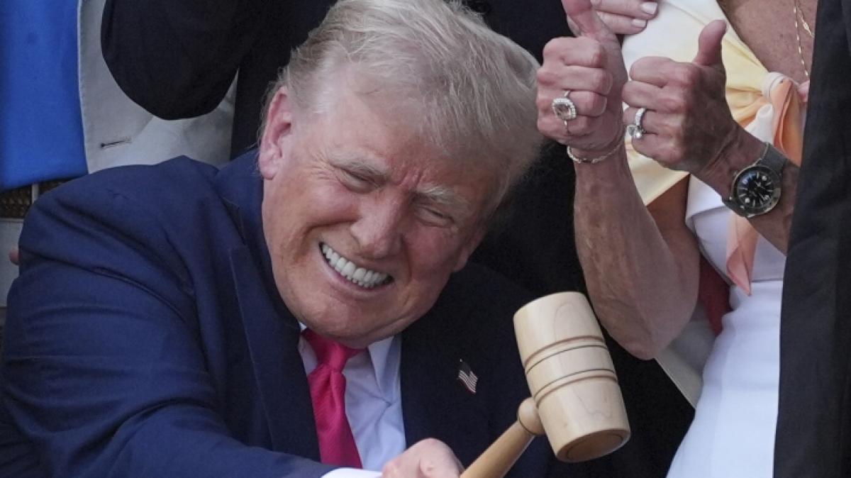 Das war der Hammer: &Uuml;ber Donald Trumps Zollbrief wird gespottet. (Foto)