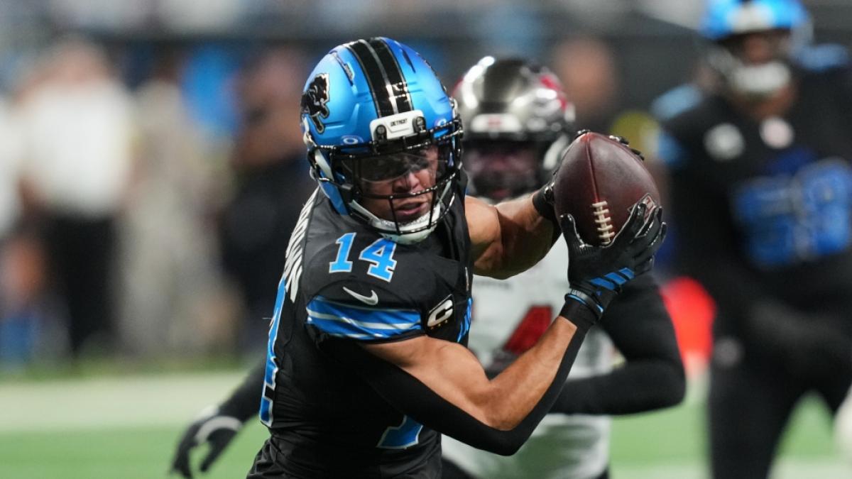 Amon-Ra St. Brown von den Detroit Lions l&auml;uft den Ball, am 20.10.2025. (Symbolbild) (Foto)