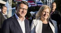 Boris Rhein (CDU) konnte mit seiner Partei bei der Landtagswahl in Hessen gewinnen. Die SPD und Nancy Faeser erzielten eines ihrer schlechtesten Ergebnisse.