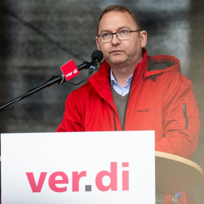 Ver.di-Chef Frank Werneke