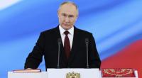 Der russische Präsident Wladimir Putin steht während einer Zeremonie im Großen Kremlpalast.