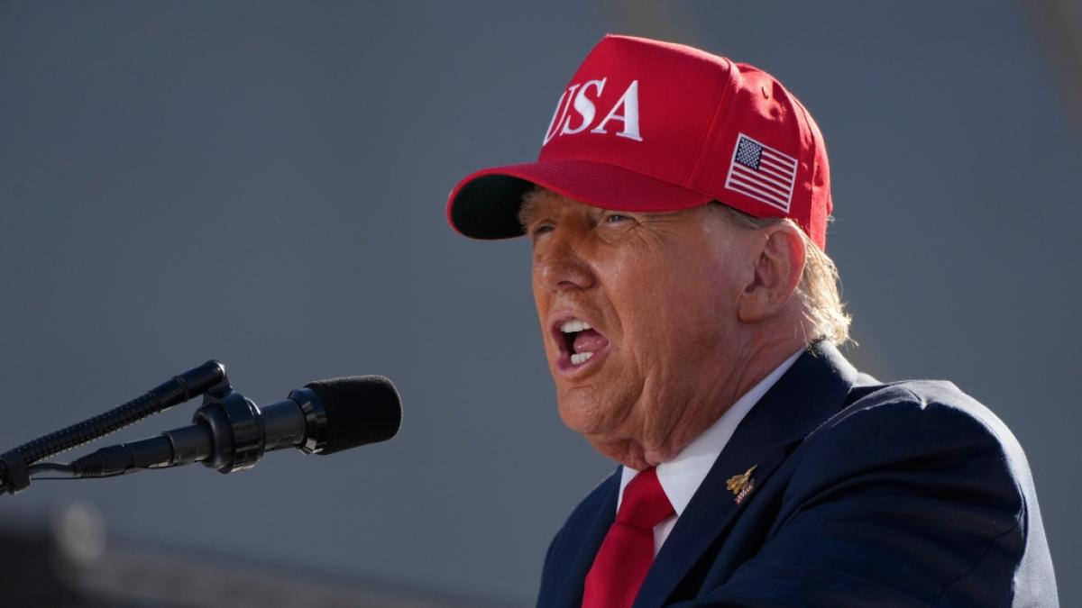 Donald Trump: Zum Kriegsrecht nur noch Milimeter. (Foto)