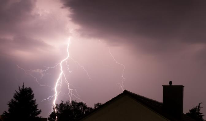 Wettervorhersage: Es wird gewittern.