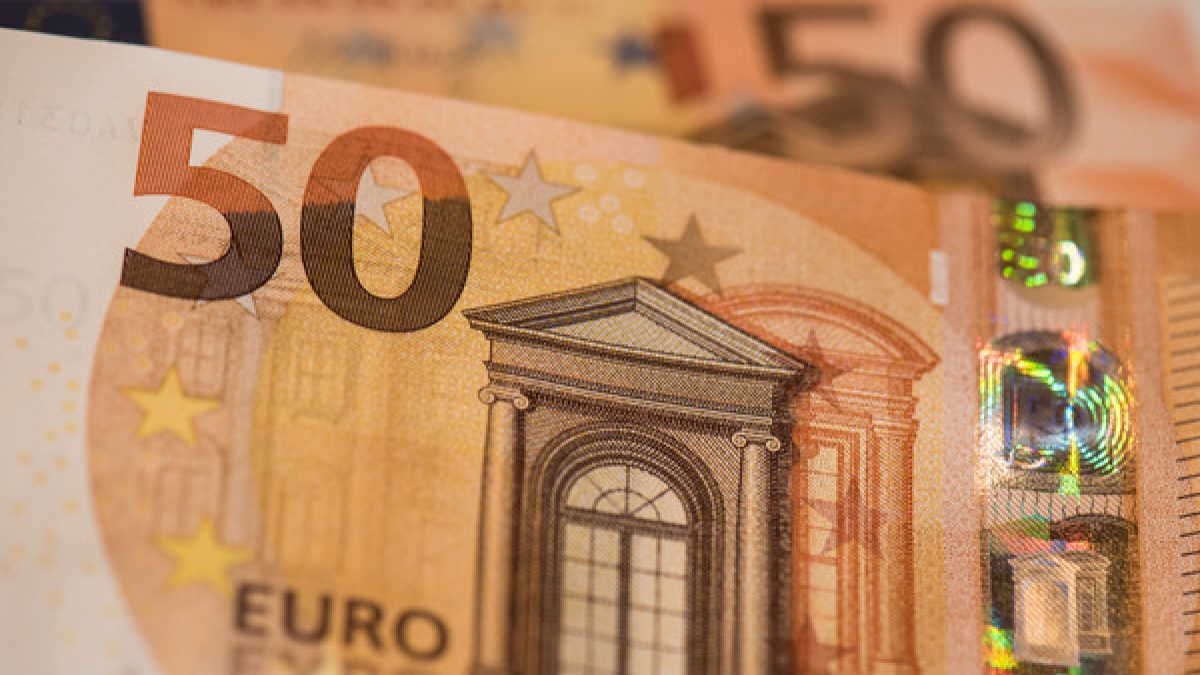 F&auml;lschungssicher: Der neue 50-Euro-Schein. (Foto)