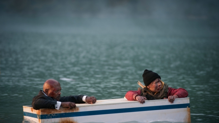 Präsident Moore (Samuel L. Jackson, links) hatte sich seinen Aufenthalt in Finnland nicht ganz so aufregend vorgestellt. Auch Oskari (Onni Tommila, rechts) hat etwas anderes von seinem Ausflug erwartet.