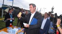 Markus Söder schwört auf die Bratwurst.