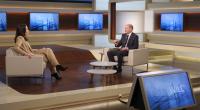 Bundeskanzler Olaf Scholz (SPD) spricht in der ARD-Sendung 