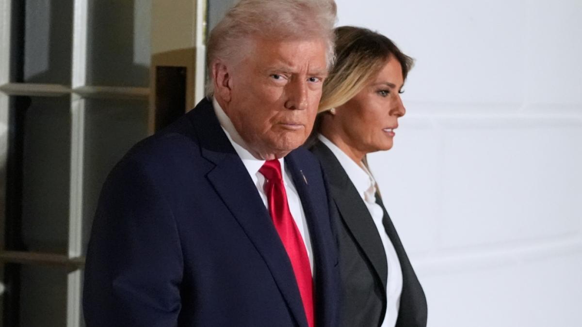 Donald Trump geriet im Wei&szlig;en Haus in Plauderlaune und offenbarte, was seine Ehefrau Melania so richtig auf die Palme bringt. (Foto)