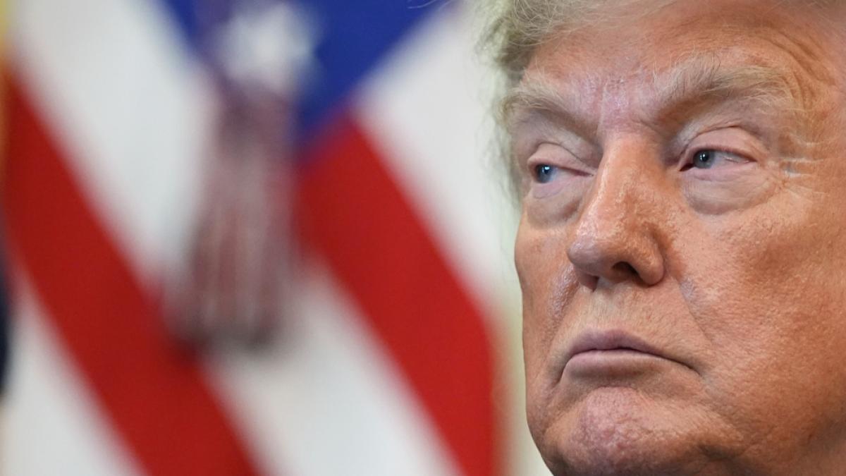 Donald Trump hat praktisch t&auml;glich gro&szlig;e M&uuml;he, bei &ouml;ffentlichen Terminen gegen die M&uuml;digkeit anzuk&auml;mpfen. (Foto)