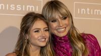 Leni Klum (l.) und Heidi Klum drehen für die neue 