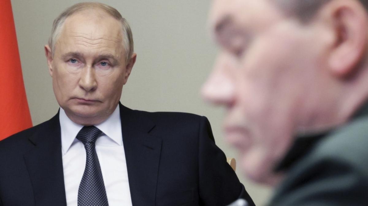 Wladimir Putins Umfragewerte sind rapide gefallen. (Foto)