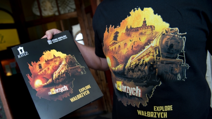 Souvenirs zum Nazi-Zug in Walbrzych