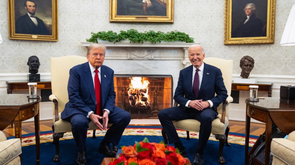 Zwei Monate vor Donald Trumps Amtseinf&uuml;hrung hat sich der designierte US-Pr&auml;sident mit seinem Vorg&auml;nger Joe Biden zu Gespr&auml;chen im Wei&szlig;en Haus getroffen. (Foto)