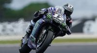 Maverick Viñales musste beim MotoGP-Rennen in Spielberg von seiner Maschine springen.