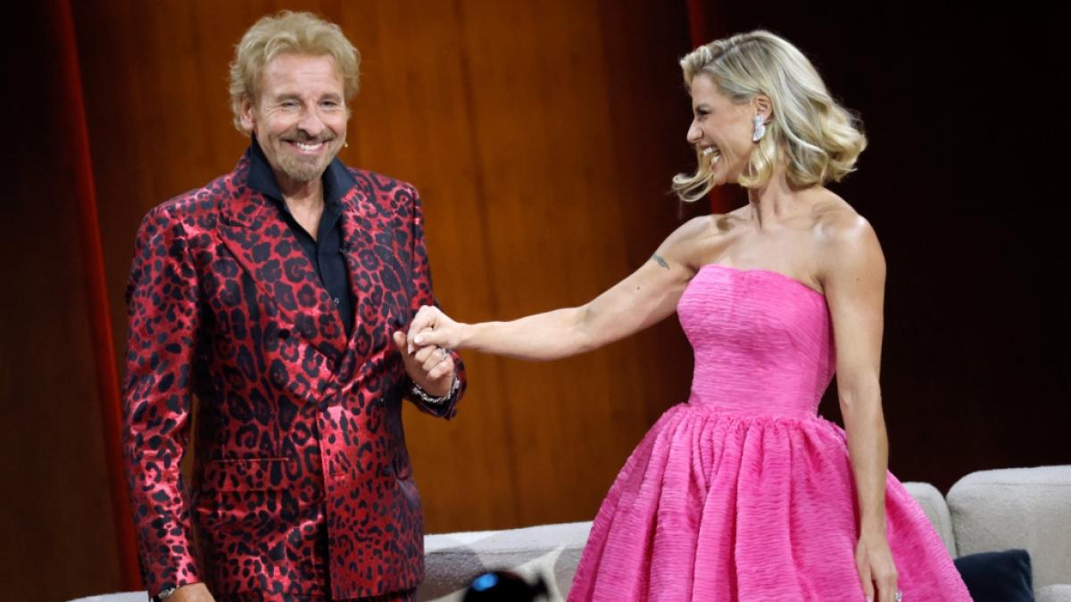 Gemeinsam mit Michelle Hunziker f&uuml;hrte Thomas Gottschalk am Samstagabend durch die Wiederauflage von "Wetten, dass..?" im ZDF. (Foto)