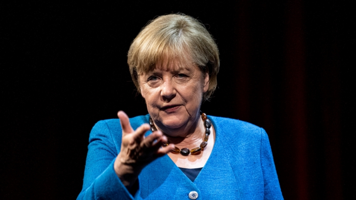 Die fr&uuml;here Bundeskanzlerin Angela Merkel ist f&uuml;r ihre &Auml;u&szlig;erungen zur Ministerpr&auml;sidenten-Wahl in Th&uuml;ringen 2020 vom Bundesverfassungsgericht in Karlsruhe ger&uuml;gt worden. (Foto)