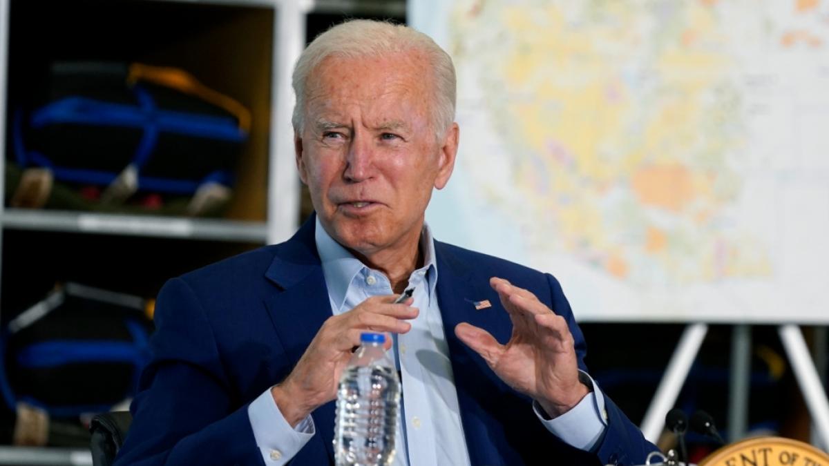 US-Pr&auml;sident Joe Biden teilte bei einer Kundgebung heftig gegen einen vermeintlichen "Klon von Donald Trump" aus. (Foto)