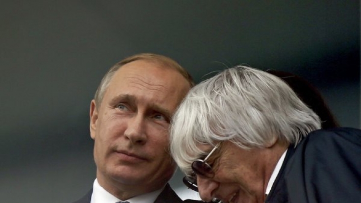 Wladimir Putin und Bernie Ecclestone verstehen sich bestens.