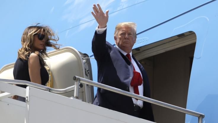 Melania Trump ließ ihren Mann erneut abblitzen.