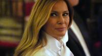 Dieses Lächeln hatte Melania Trump nicht die ganze Zeit aufgesetzt.