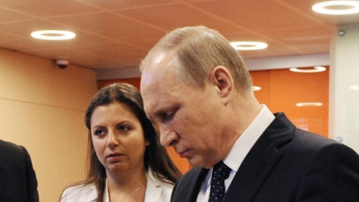 Margarita Simonyan gilt als enge Verb&uuml;ndete von Wladimir Putin. (Foto)