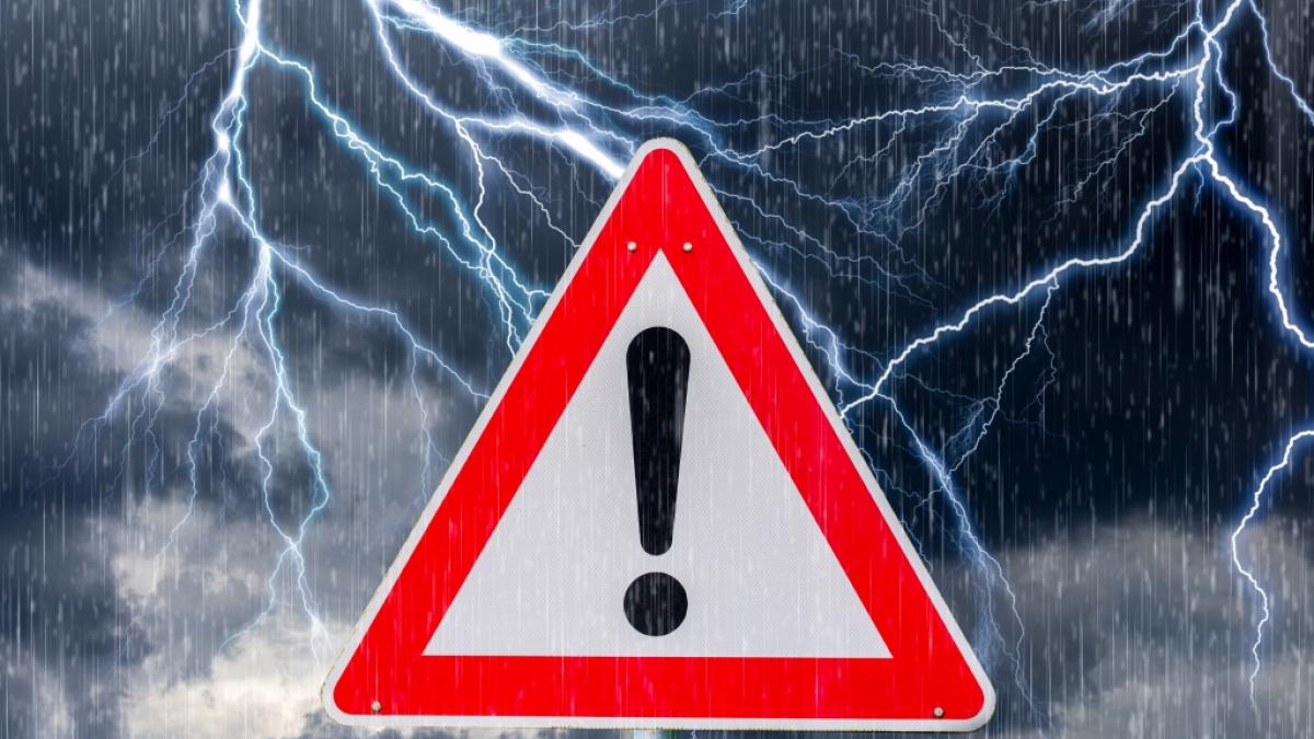 Der Deutsche Wetterdienst warnt am 01.06.2025 vor m&ouml;glichen Unwettern in fast ganz Deutschland. (Foto)