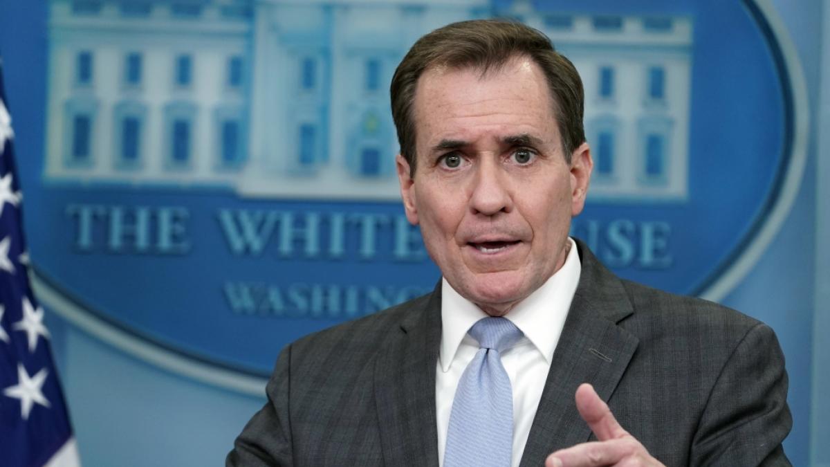 John Kirby, Sprecher des Nationalen Sicherheitsrates der USA, r&auml;tselt weiter um die Herkunft der in den vergangenen Tagen abgeschossenen Flugobjekte. (Foto)
