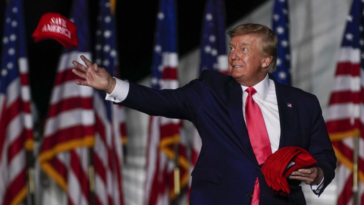 Donald Trump d&uuml;rften neue Umfrageergebnisse sehr gefallen. (Foto)