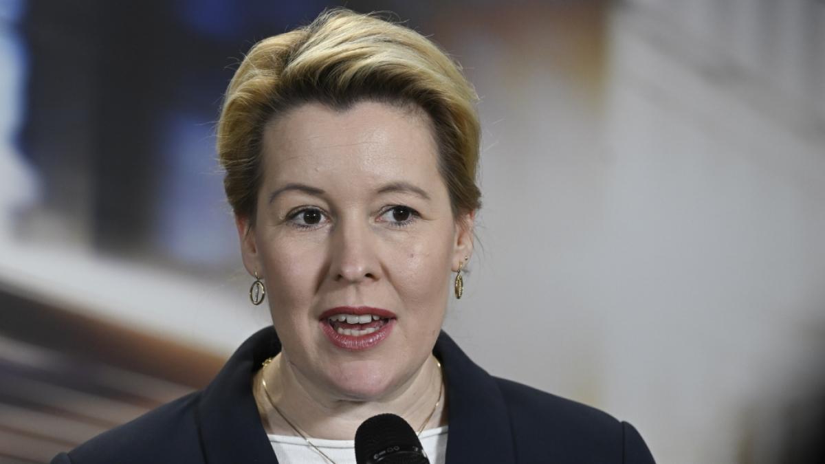 Berlins B&uuml;rgermeistern&nbsp;Franziska Giffey steht wegen ihres Auftritts bei "maischberger" in der Kritik. (Foto)