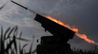 Eine ukrainische MSLR BM-21 