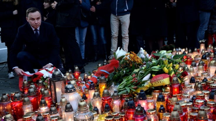 Große Trauer in Paris nach den Terroranschlägen vom 13. November.