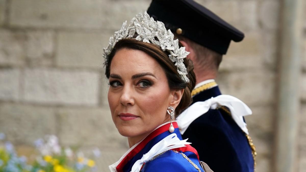 Prinzessin Kate, hier im Mai 2023 bei der Kr&ouml;nung von K&ouml;nig Charles III., ist nach ihrer Krebs-Diagnose erneut Zielscheibe h&auml;sslicher Ger&uuml;chte geworden. (Foto)