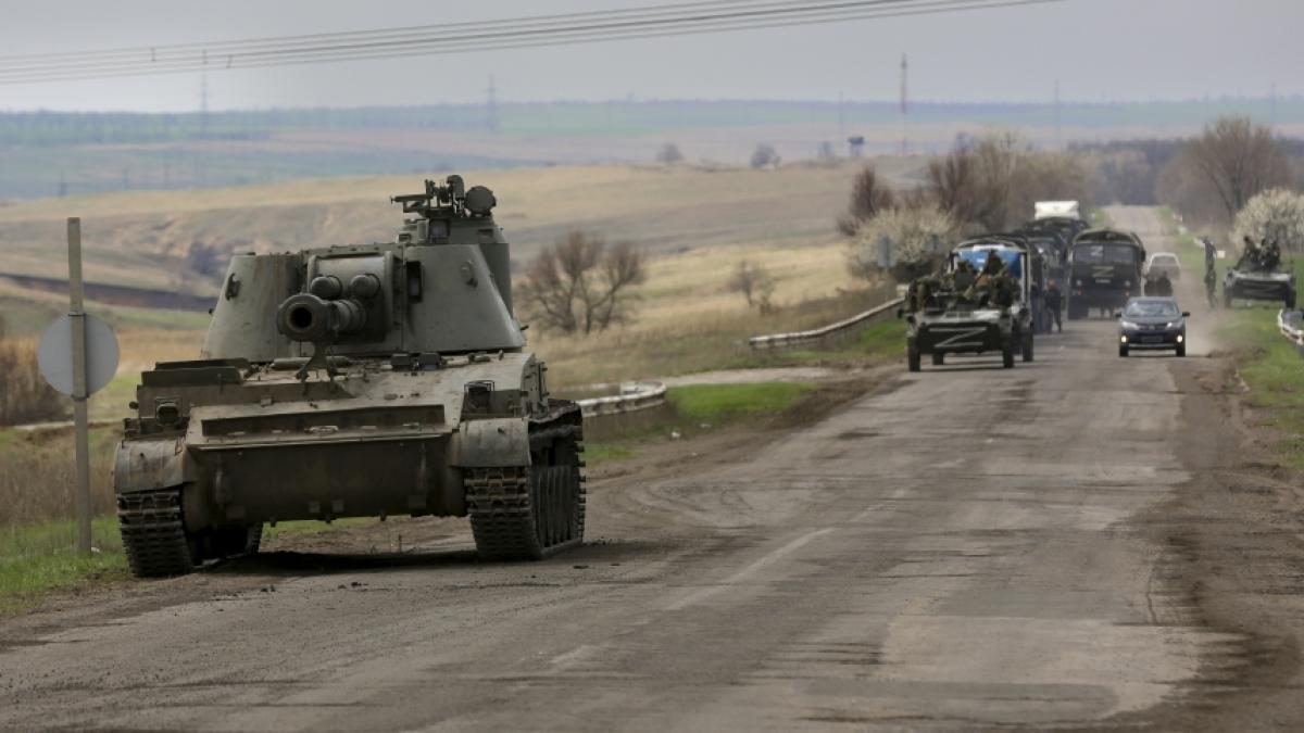 Ein Putin-Panzer wurde von einer Drohnen-Bombe gesprengt (Symbolbild). (Foto)