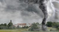 Ein Tornado fegte durch Rüsselsheim.