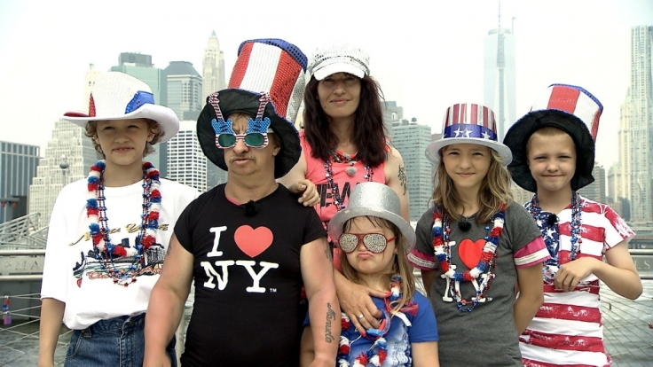 Familie Liebisch schnuppert amerikanische Luft.