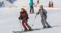 Ganz schön sportlich! Königin Maxima und König Willem-Alexander stellen im Februar 2019 ihre Ski-Fertigkeiten beim Winterurlaub im österreichischen Lech unter Beweis.