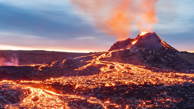 Ein Mann ist auf Hawaii in einen Vulkanschacht gefallen. (Foto)