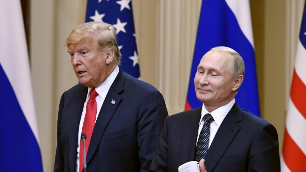 Donald Trump (links) betont immer wieder sein gutes Verh&auml;ltnis zu Wladimir Putin. (Foto)