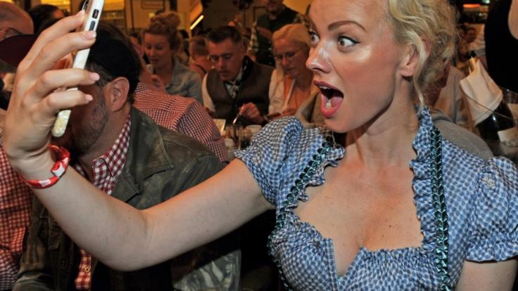 Model Franziska Knuppe setzt sich immer wieder gern in Szene.