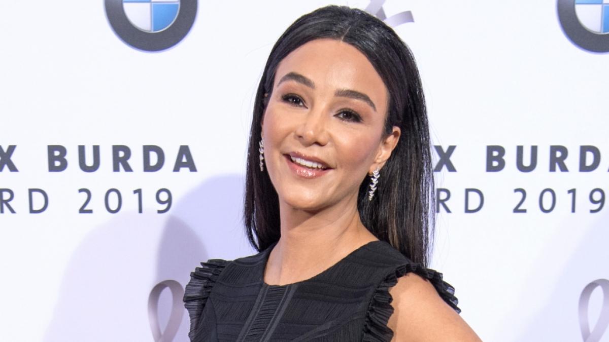 Verona Pooth bedankte sich bei Joachim L&ouml;w. (Foto)